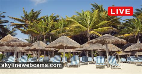 Beach in Playa del Carmen Live Webcam, Mexico